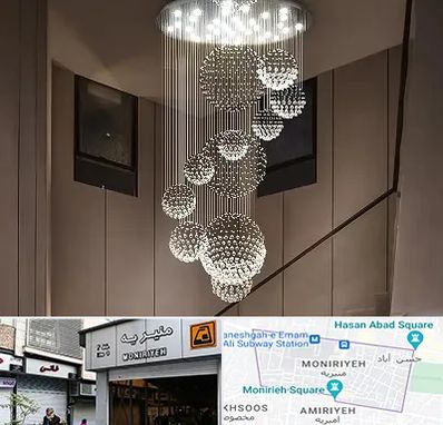 مرکز پخش لوستر در منیریه 