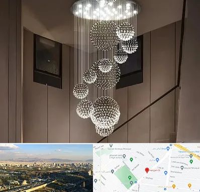 مرکز پخش لوستر در هنگام 