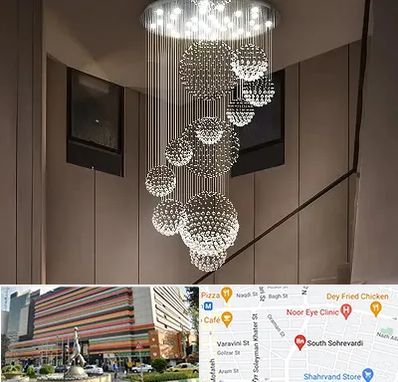 مرکز پخش لوستر در سهروردی 