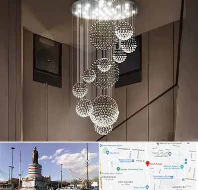 مرکز پخش لوستر در کارگر جنوبی 