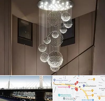 مرکز پخش لوستر در پارک وی 