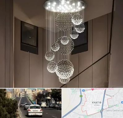 مرکز پخش لوستر در خطیب تبریز