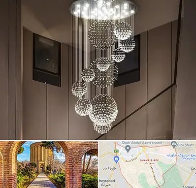 مرکز پخش لوستر در شهر ری