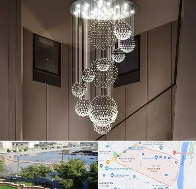 مرکز پخش لوستر در گلستان اهواز