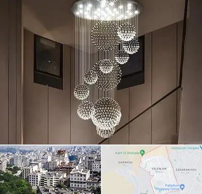 مرکز پخش لوستر در ولنجک 