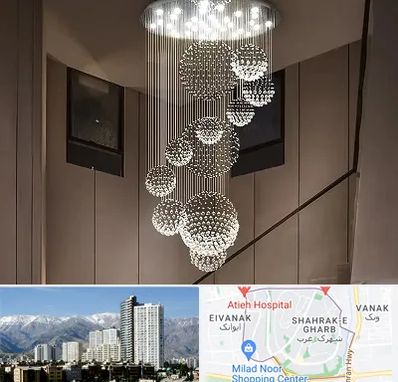 مرکز پخش لوستر در شهرک غرب 