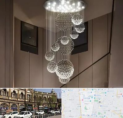 مرکز پخش لوستر در منطقه 11 تهران 