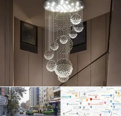 مرکز پخش لوستر در فاطمی 