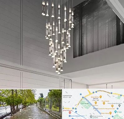 مرکز خرید و فروش لوستر در خیابان ارم شیراز