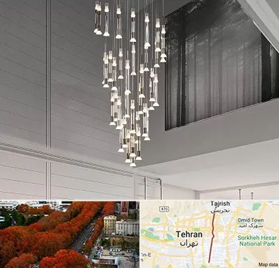 مرکز خرید و فروش لوستر در ولیعصر 