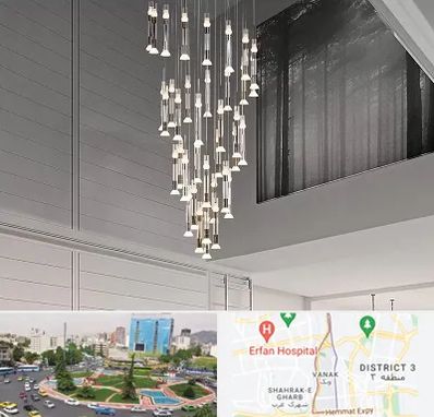 مرکز خرید و فروش لوستر در ونک 