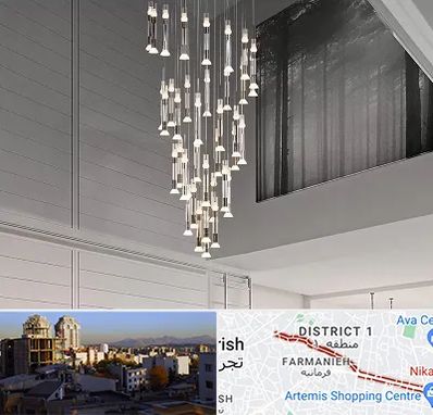 مرکز خرید و فروش لوستر در فرمانیه 