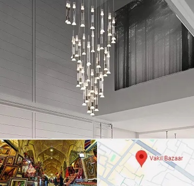 مرکز خرید و فروش لوستر در بازار وکیل شیراز