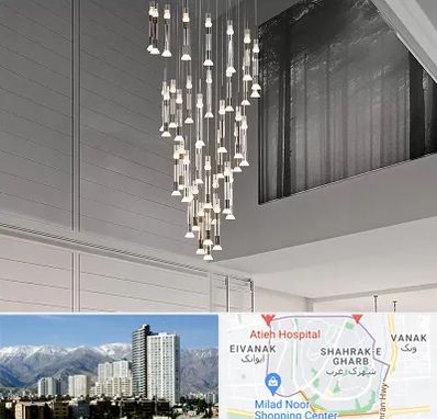 مرکز خرید و فروش لوستر در شهرک غرب 