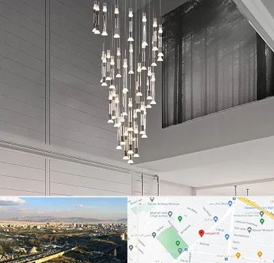 مرکز خرید و فروش لوستر در هنگام 