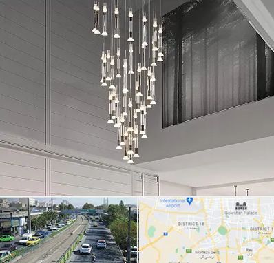 مرکز خرید و فروش لوستر در جنوب تهران 