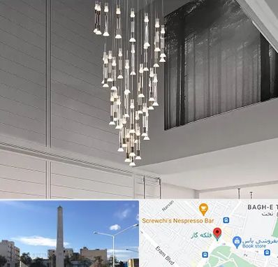 مرکز خرید و فروش لوستر در فلکه گاز شیراز