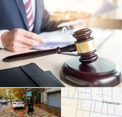 وکیل کیفری در خیابان فلسطین