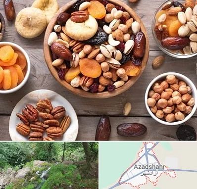 آجیل فروشی در آزادشهر