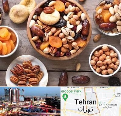 آجیل فروشی در صادقیه تهران