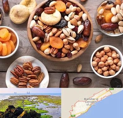 آجیل فروشی در بندرلنگه