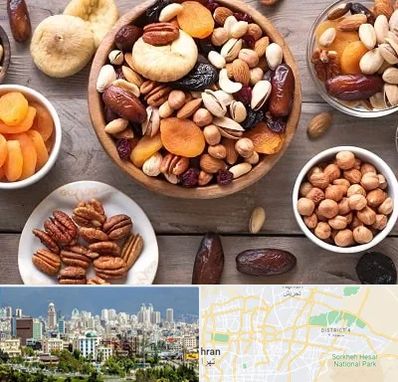 آجیل فروشی در شرق تهران