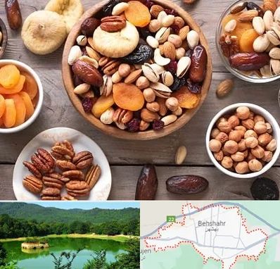 آجیل فروشی در بهشهر