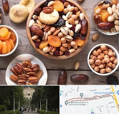 آجیل فروشی در بلوار معلم رشت