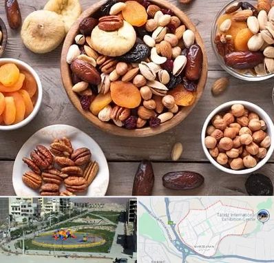 آجیل فروشی در مرزداران تبریز