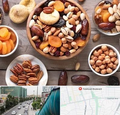 آجیل فروشی در بلوار فرحزادی