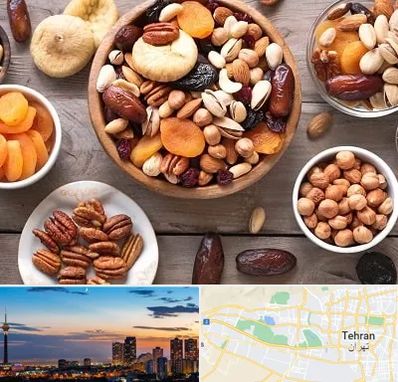 آجیل فروشی در غرب تهران