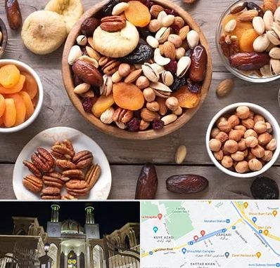 آجیل فروشی در زرگری شیراز