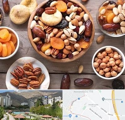 آجیل فروشی در شهر زیبا