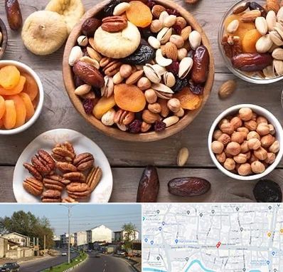 آجیل فروشی در ضیابری رشت