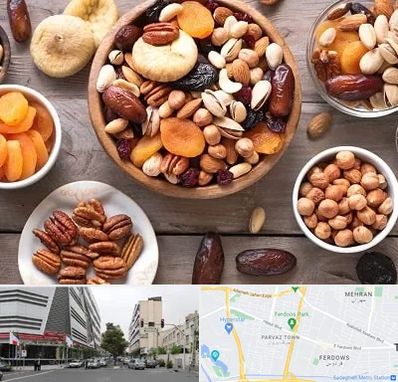 آجیل فروشی در بلوار فردوس