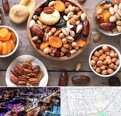 آجیل فروشی در منظریه رشت