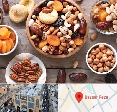 آجیل فروشی در بازار رضا مشهد