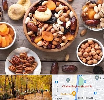 آجیل فروشی در چهارباغ اصفهان