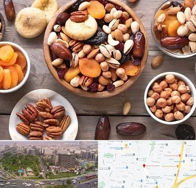 آجیل فروشی در آیت الله کاشانی