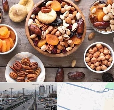 آجیل فروشی در بلوار ارتش