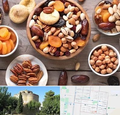 آجیل فروشی در مرداویج اصفهان