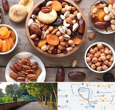 آجیل فروشی در بلوار گیلان رشت