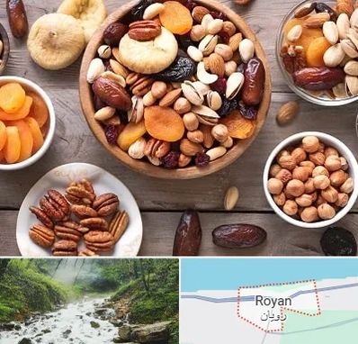 آجیل فروشی در رویان