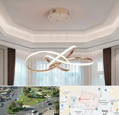 تولیدی لوستر در شاهین ویلا کرج