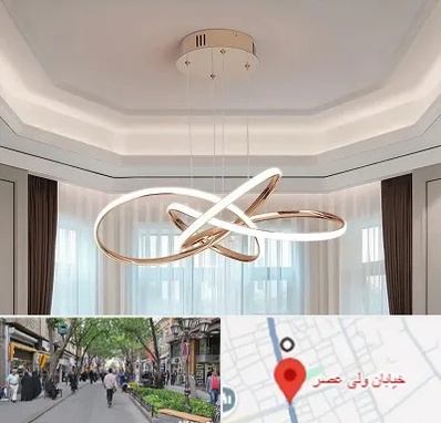تولیدی لوستر در ولیعصر شهریار