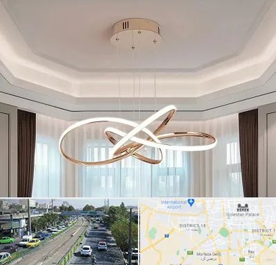 تولیدی لوستر در جنوب تهران 