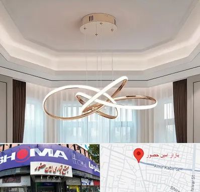 تولیدی لوستر در امین حضور