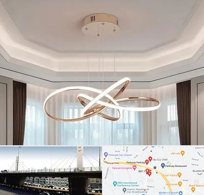 تولیدی لوستر در پارک وی 