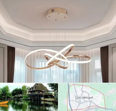 تولیدی لوستر در صومعه سرا