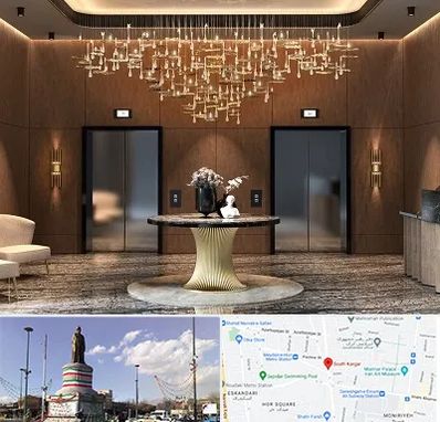 عمده فروشی لوستر در کارگر جنوبی 